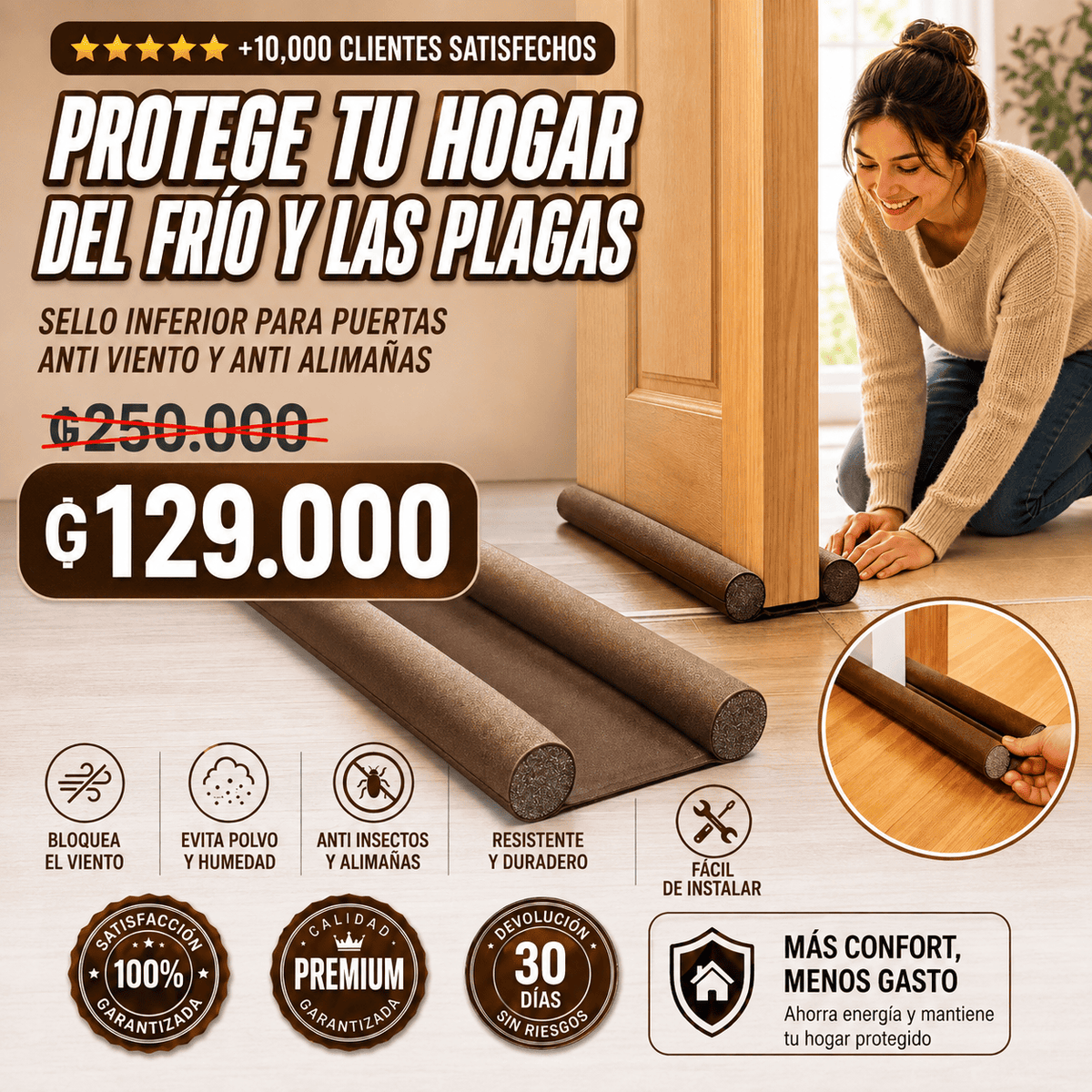 Burlete para Puertas