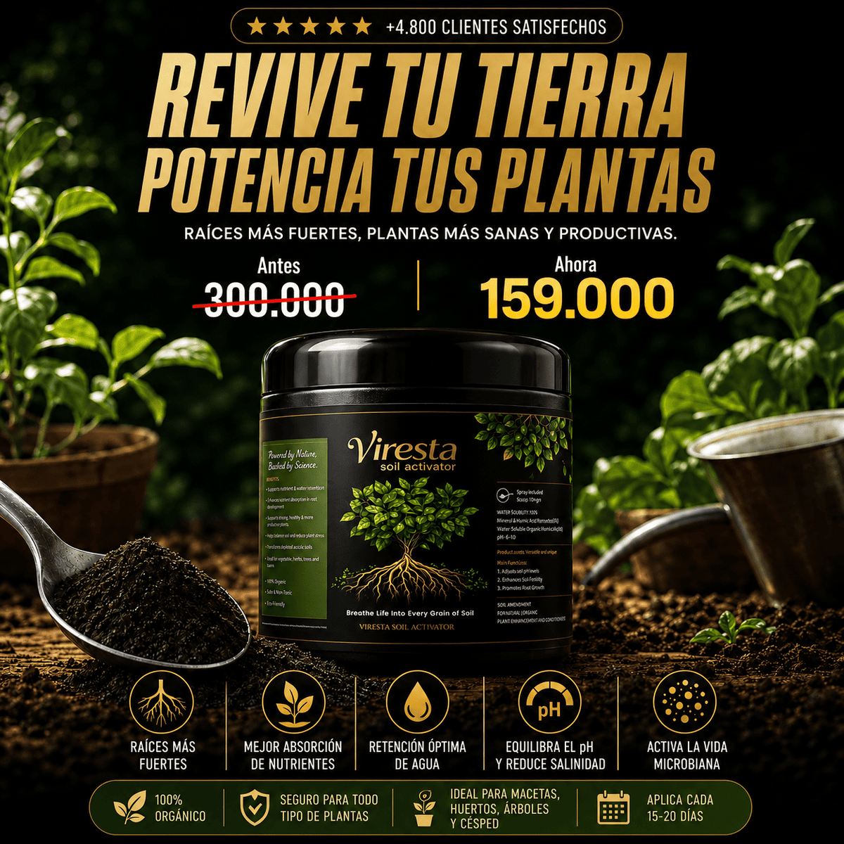 Viresta - Activador de Suelo