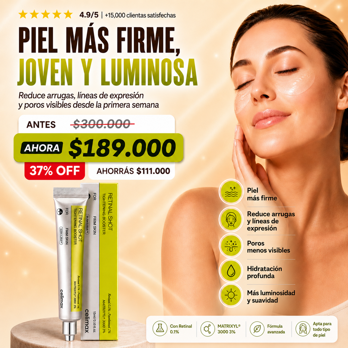 Celimax Vita-A Retinal Shot - El Sérum Antiedad Coreano que TODOS Quieren
